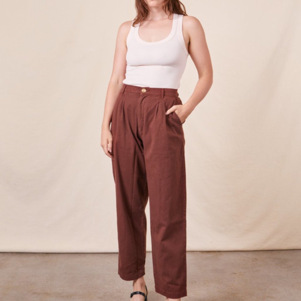 Big Bud Press Trousers, Brown, XS